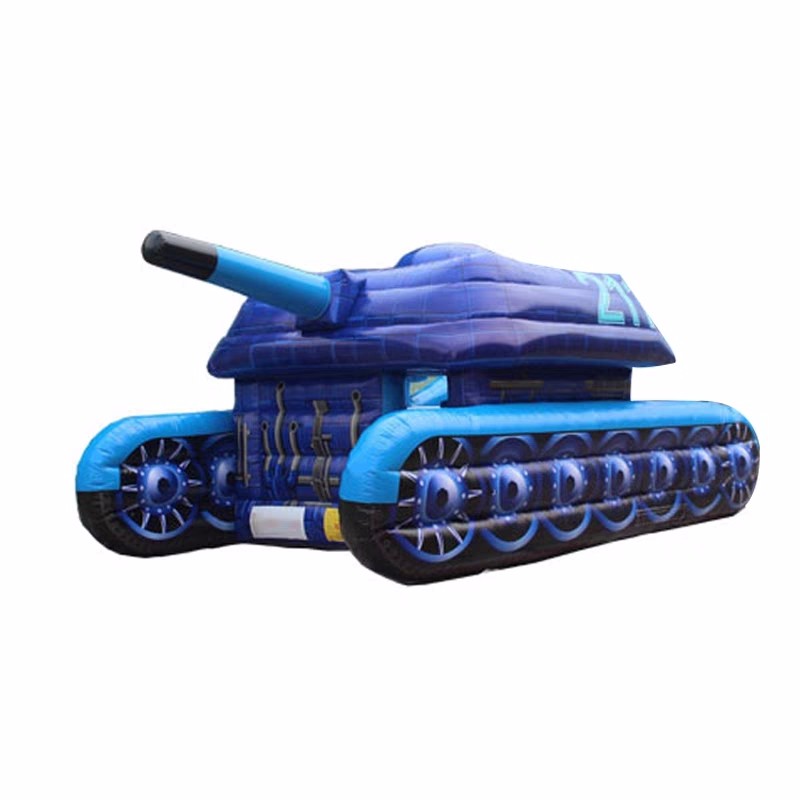 和顺蓝色充气坦克